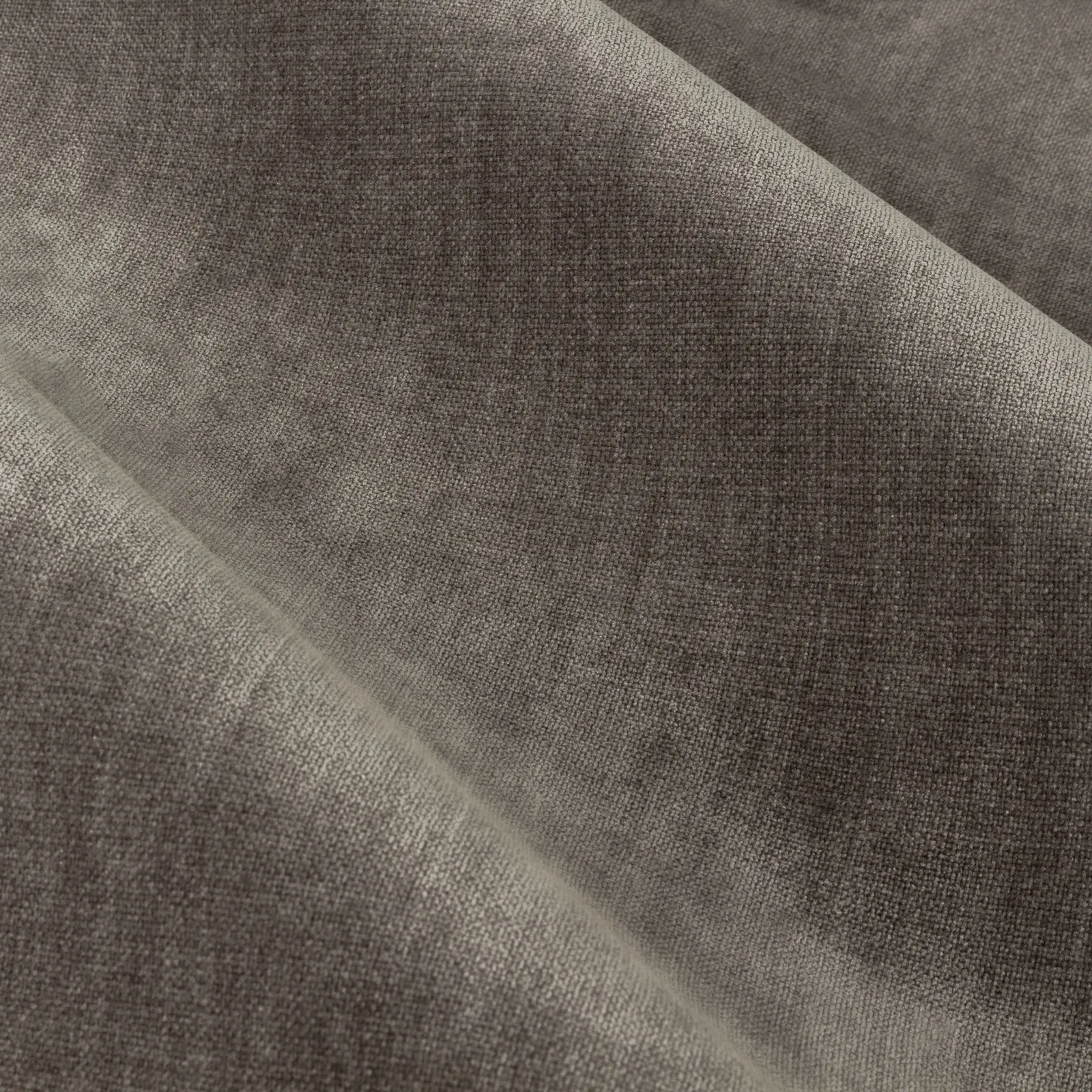 Yard Heavy Chenille Velvet Room Darkening Pencil Pleat Curtain Pair in Taupe 4