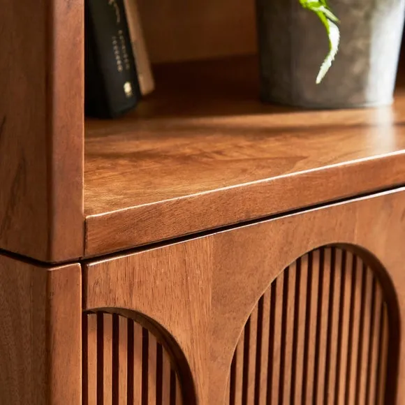 Khari Tall Bookcase, Mango Wood 5
