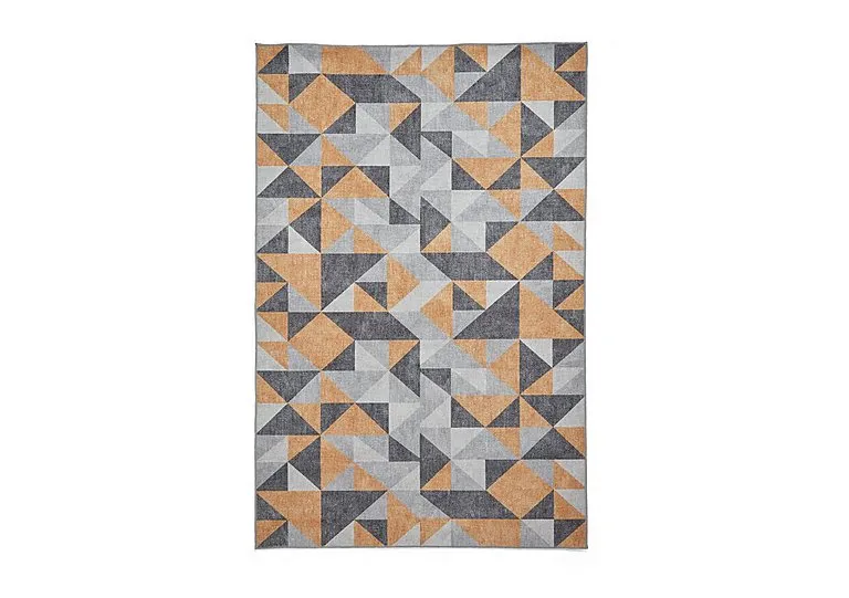 Veya Washable Rug - 61cm-x-120cm - Yellow