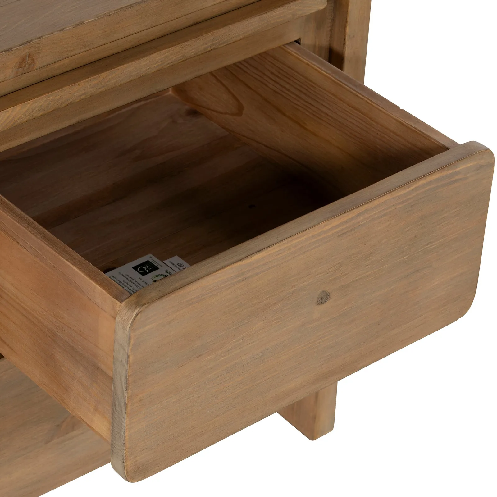 Tosca 2 Drawer Bedside Cabinet, Wood | Barker & Stonehouse 5