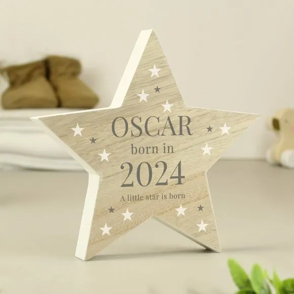 Personalised Born In Star Ornament 4