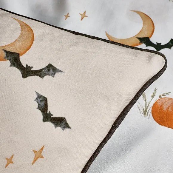 Catherine Lansfield Halloween Highland Cow Square Cushion 2