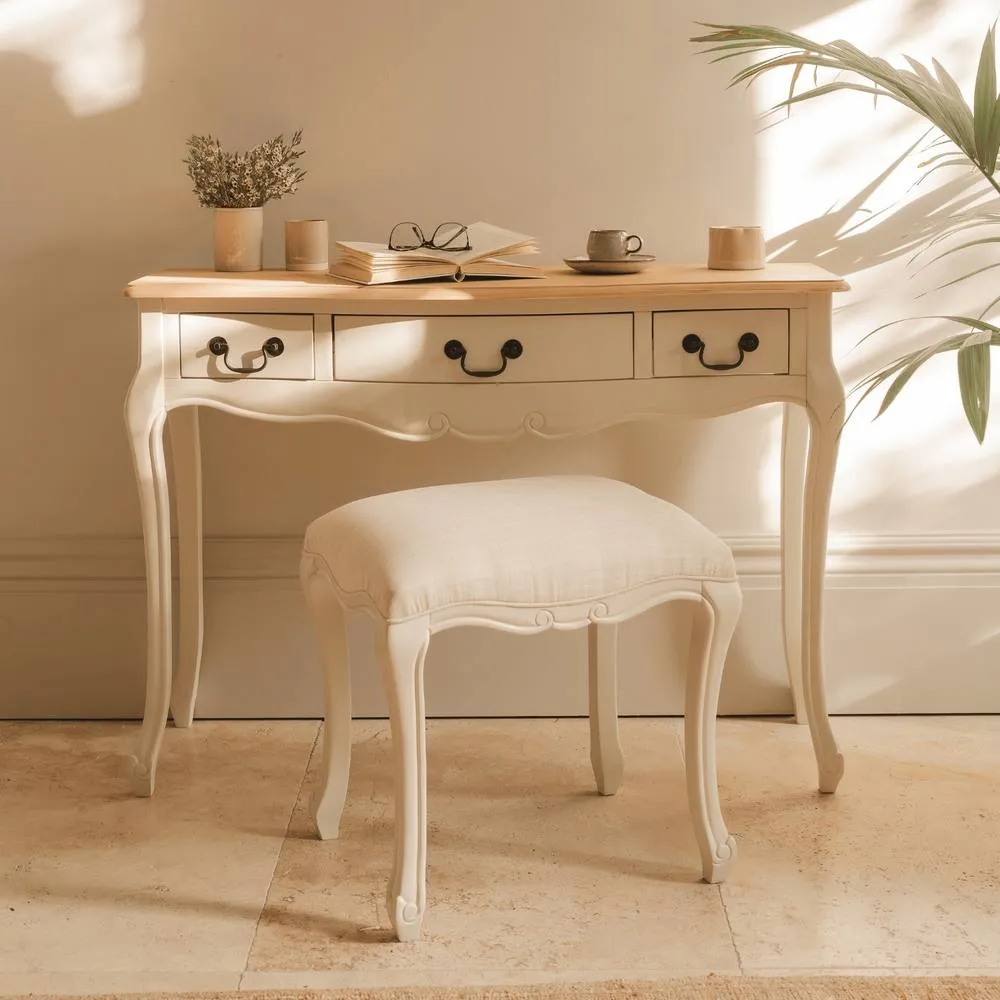 Statement Furniture Juliette Vintage Chic Dressing Table in Ivory