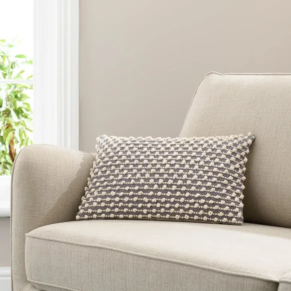 Jersey Bobble Rectangle Cushion 1