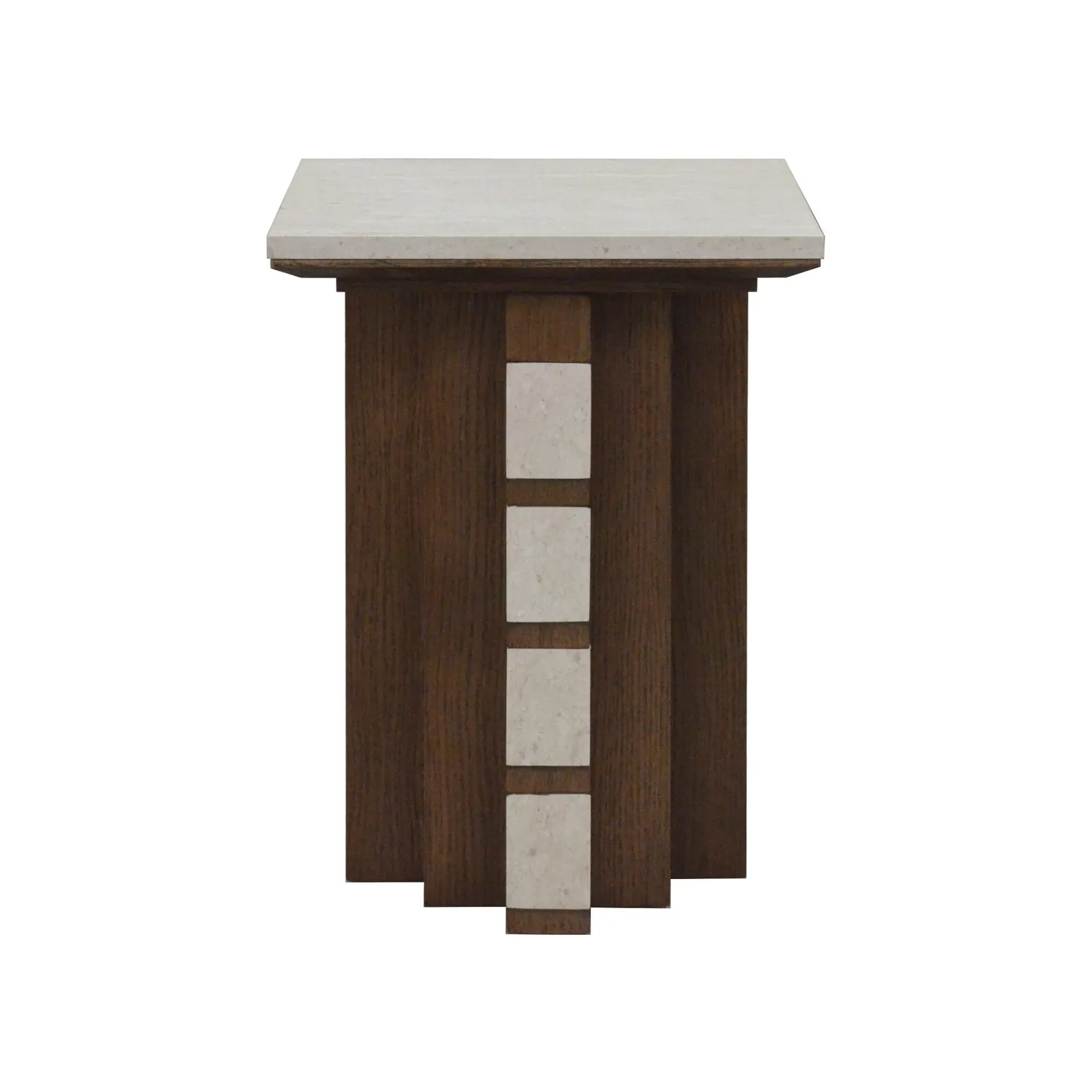 Laroque Side Table, Neutral Marble | Barker & Stonehouse 2