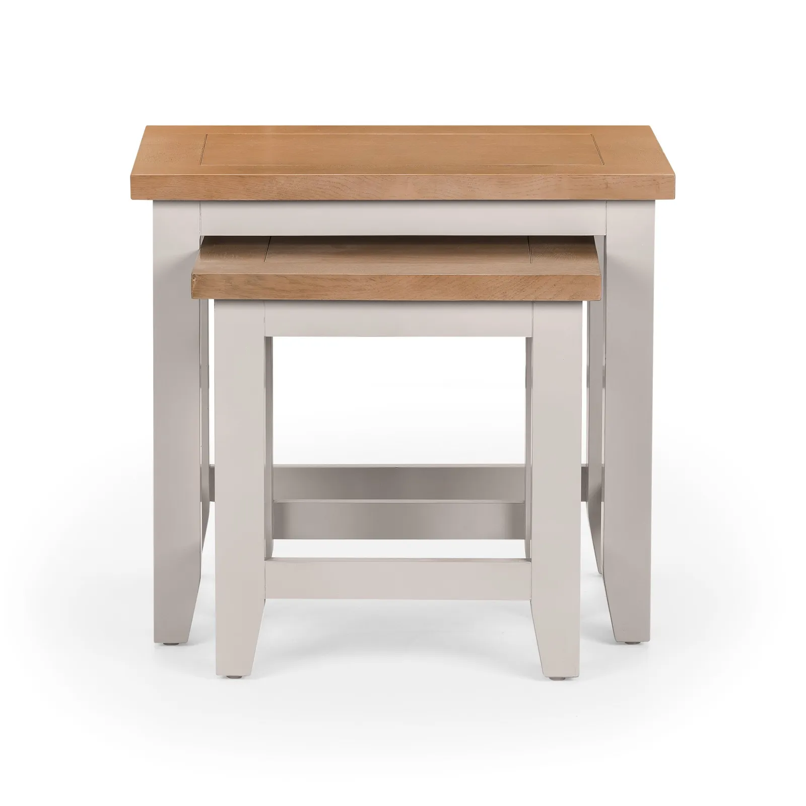 Richmond Nest of 2 Tables - Grey Grey and Brown