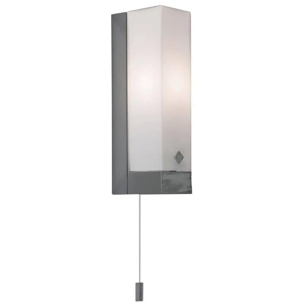 Netlighting Bathroom Wall Light Chrome IP44 in Grey