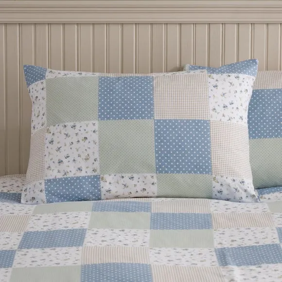 Ditsy Patchwork Duvet Cover and Pillowcase Set 5