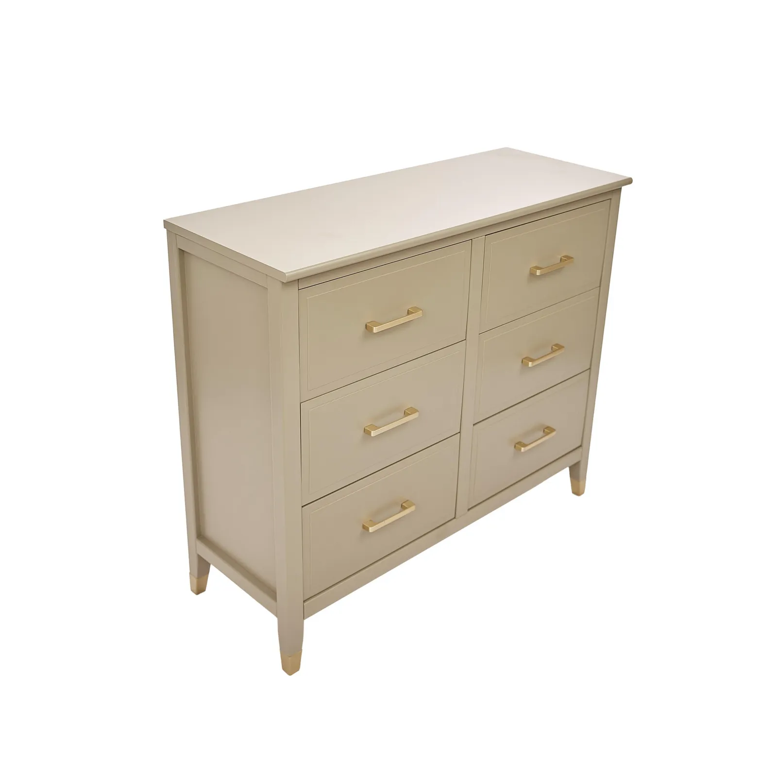 Cabinet Bits Palazzi 6 Drawer Chest of Drawers in Beige 4