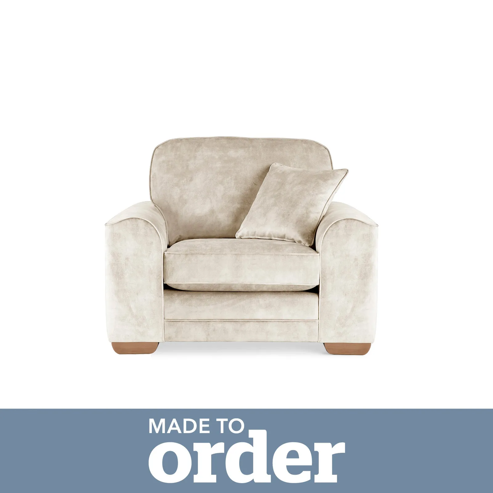 Morello Armchair Slub Velvet Beige