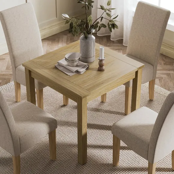 Olney Compact 4 Seater Square Dining Table 2