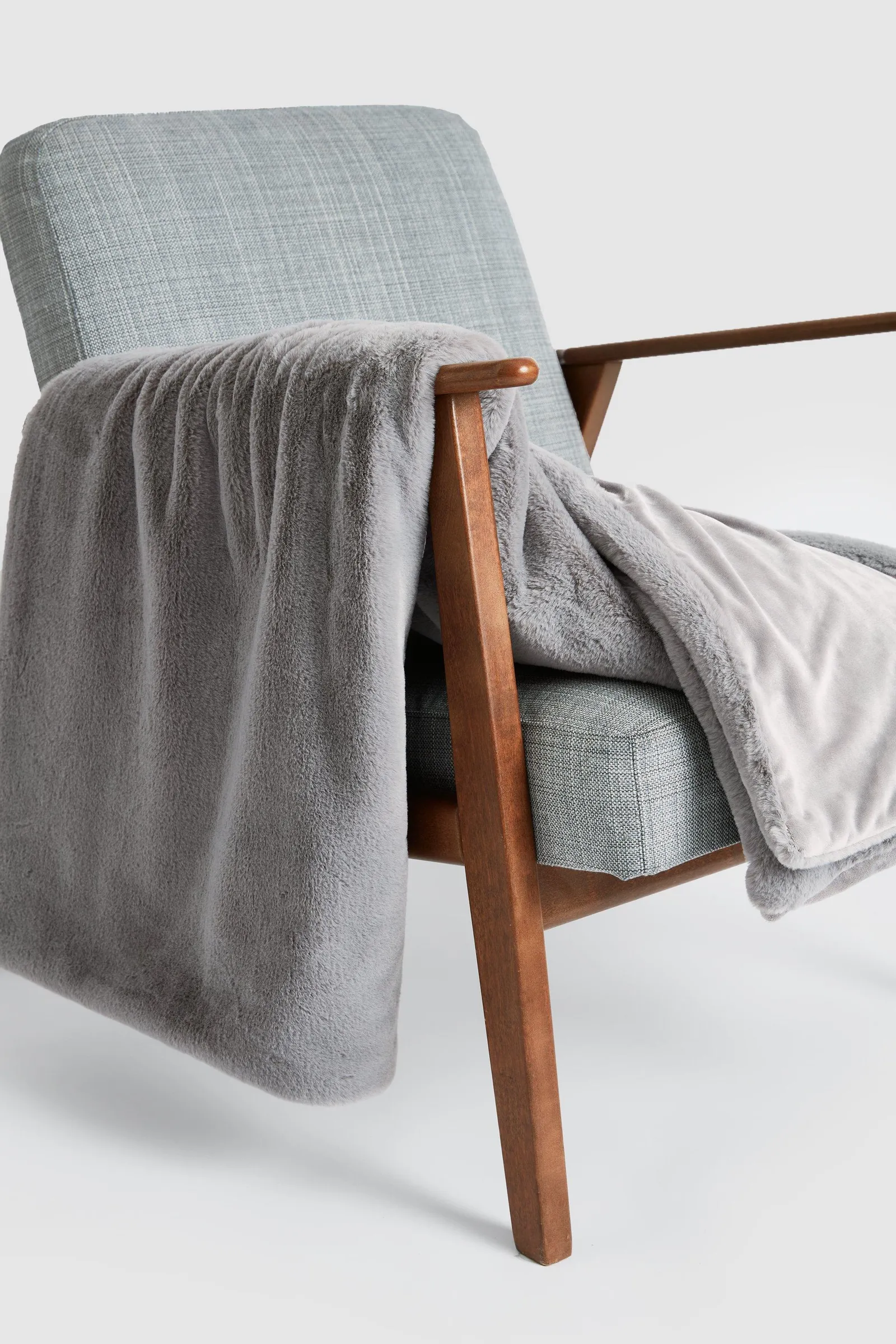 Faux Fur Throw