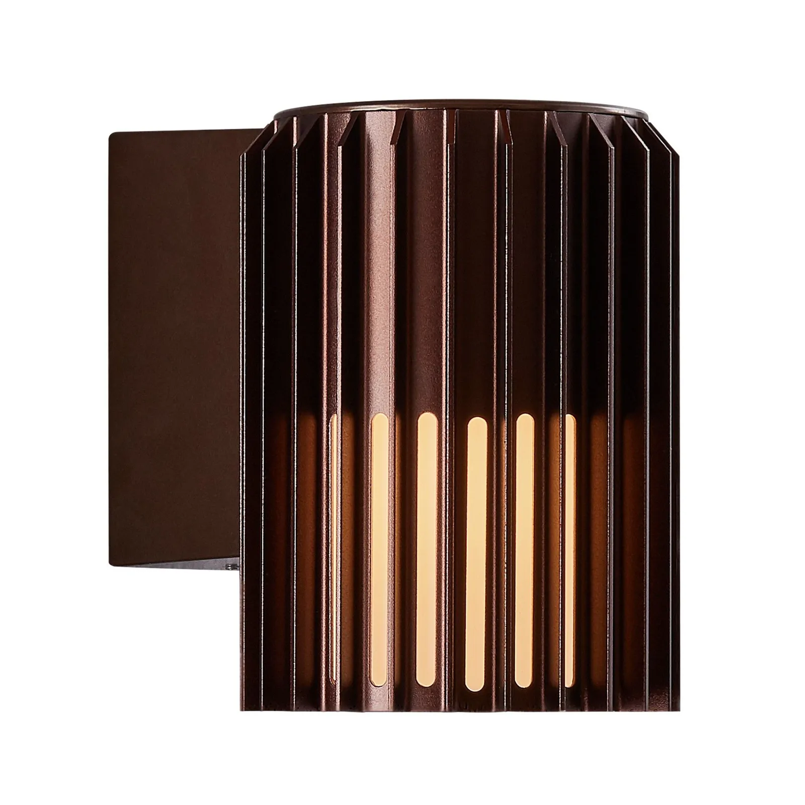 Nordlux Aludra Outdoor Wall Light Brown Metal Garden E27 IP54 Mains