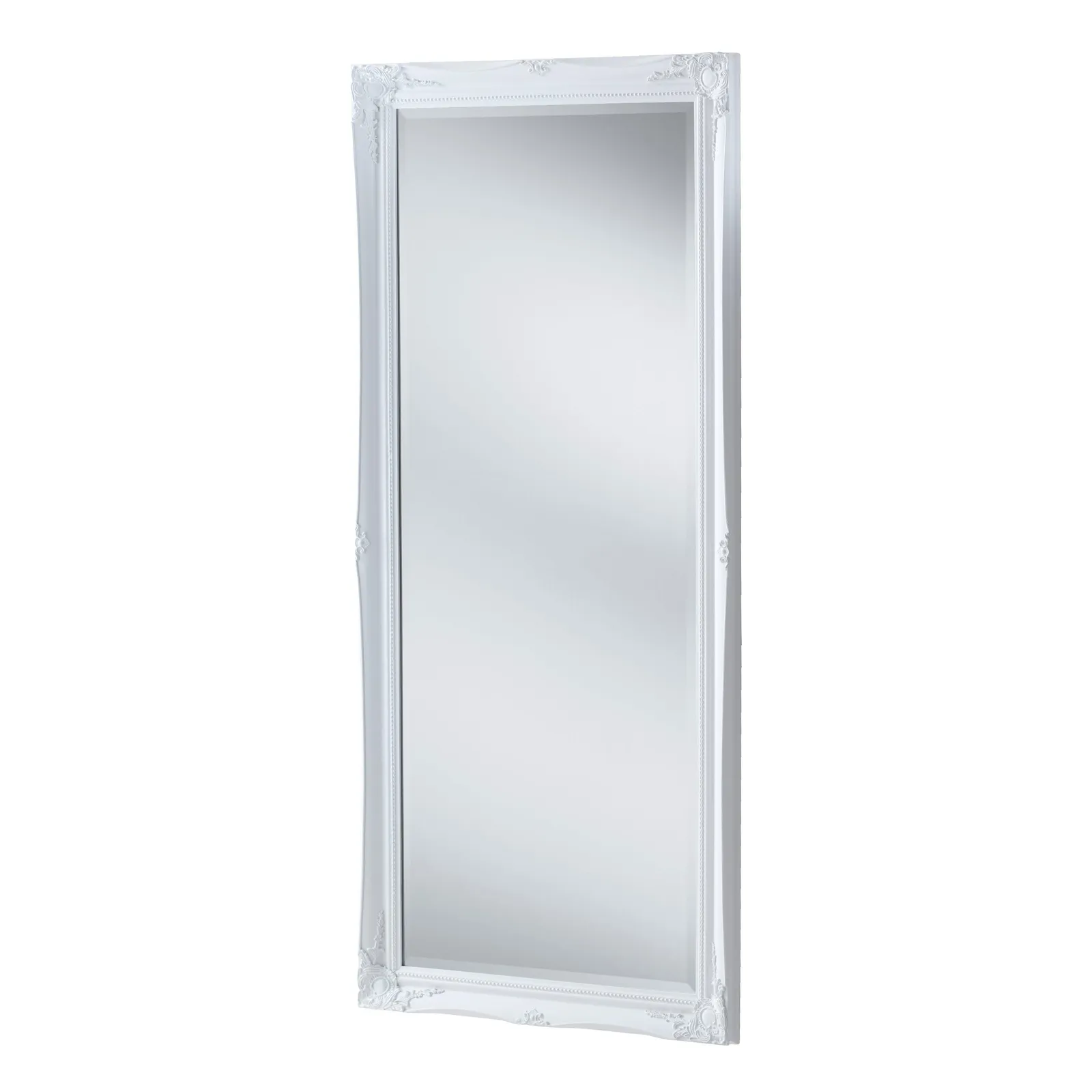 Yearn Mirrors French Style Carved Full Length Mirror White 166x75cm 3