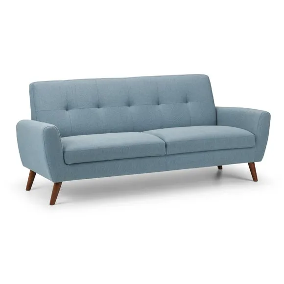 Monza Linen Small 3 Seater Sofa 2