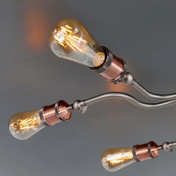 Vogue Eastville 8 Light Semi Flush Ceiling Light 5