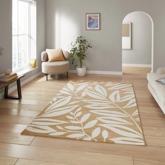 Catherine Lansfield Sorrel Leaves Rug 1