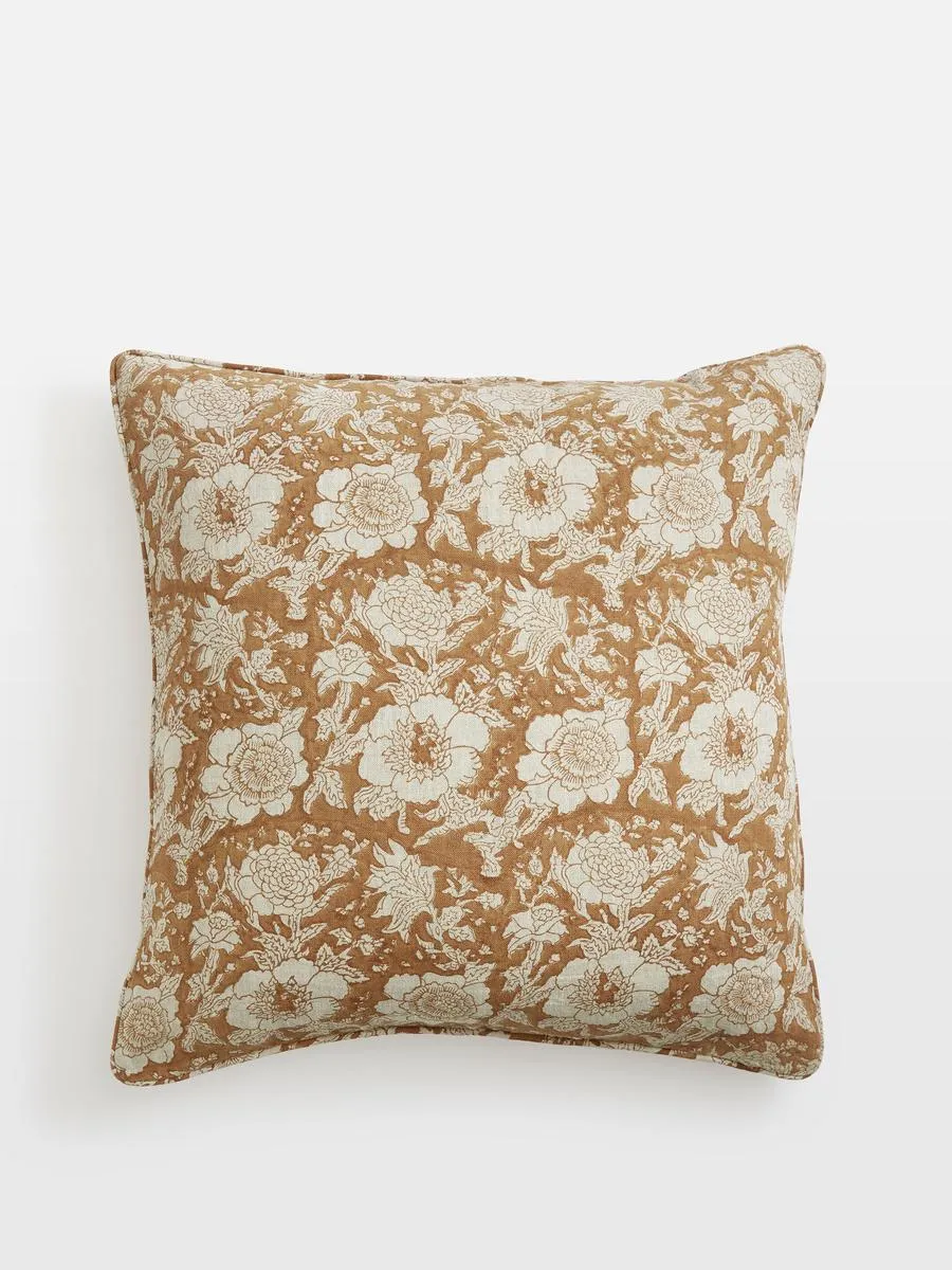 Jesse Square Cushion, Rust
