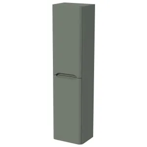 Wickes Malmo Reed Green Wall Hung J Pull Tower Unit - 1600 x 400mm