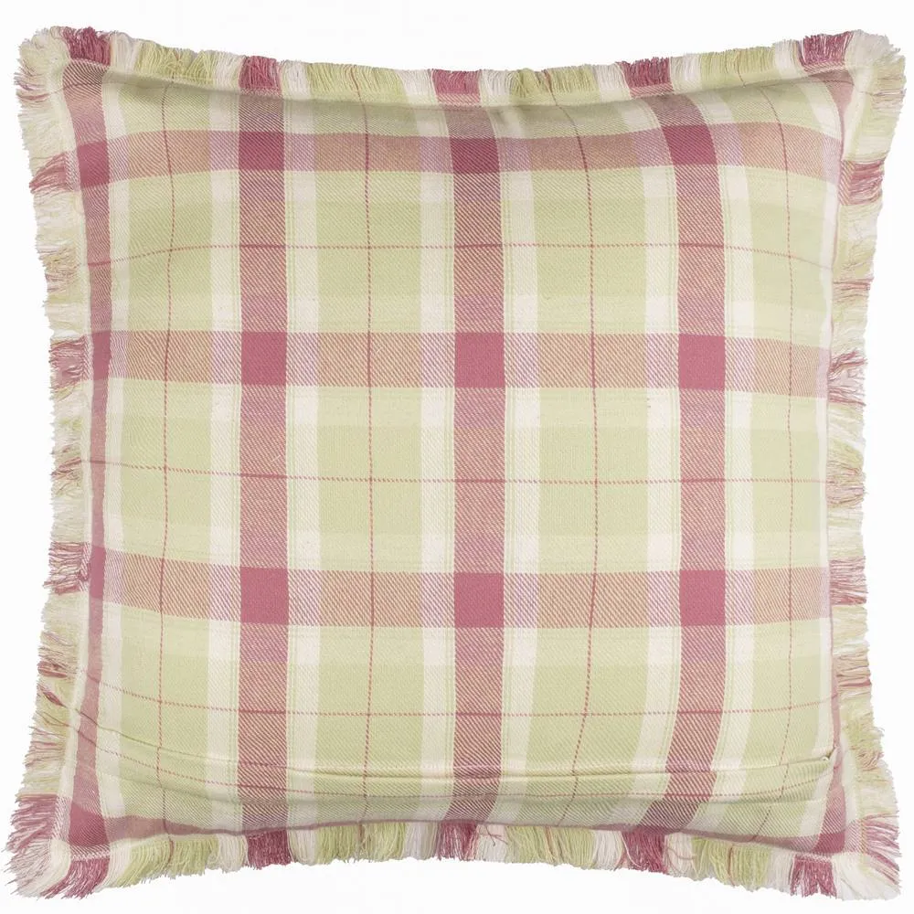 Voyage Maison Arrochar Tartan Woven Indoor/Outdoor Cushion in Purple 3