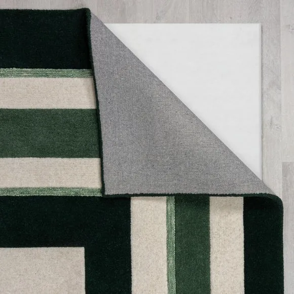 Maze Illusion Wool Rug 3
