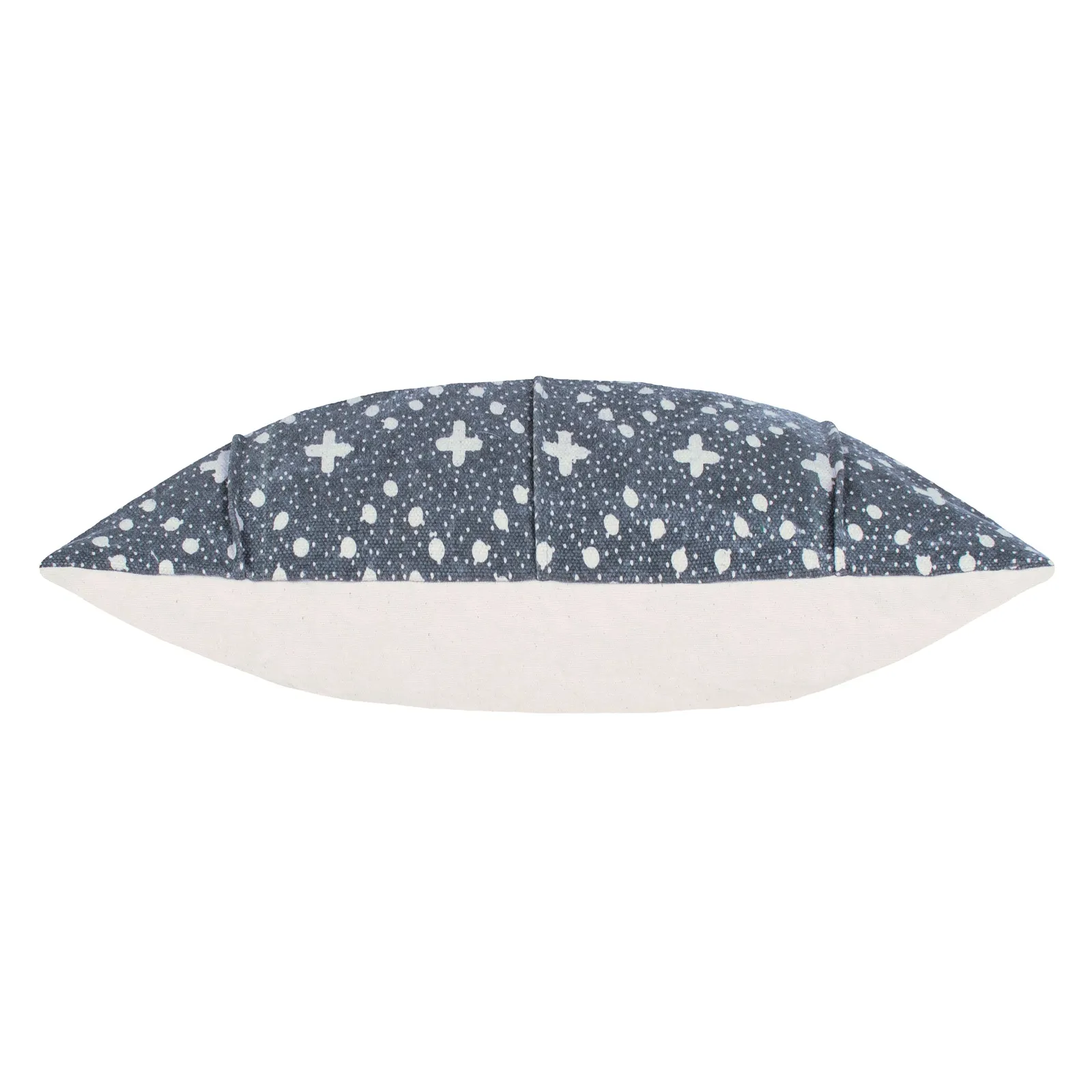 Yard Helm 100% Cotton Woven Cushion in Navy 4