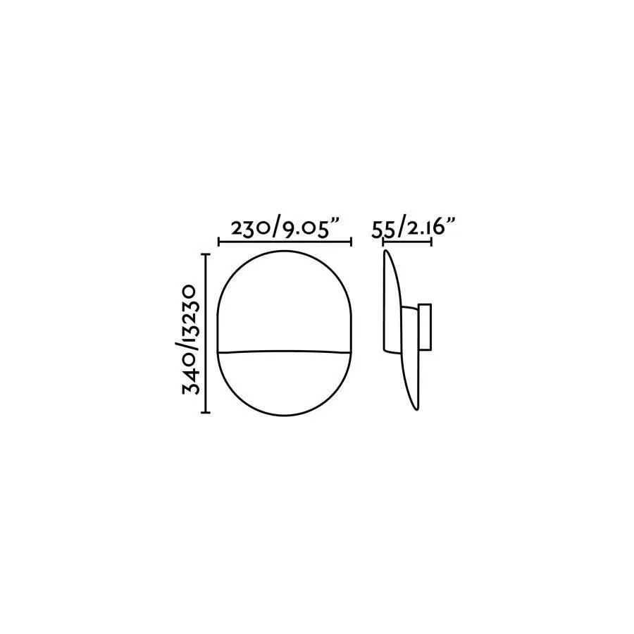 Netlighting Eres Wall Lamp White 1x E27 2