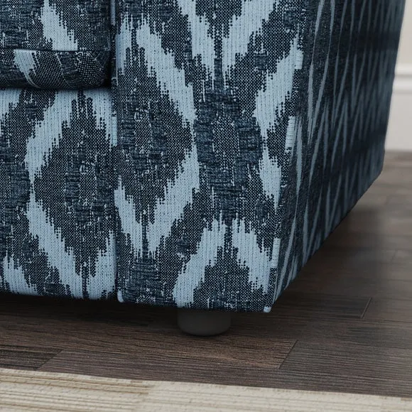 Blake Ikat Multi Weave Snuggle Chair 5