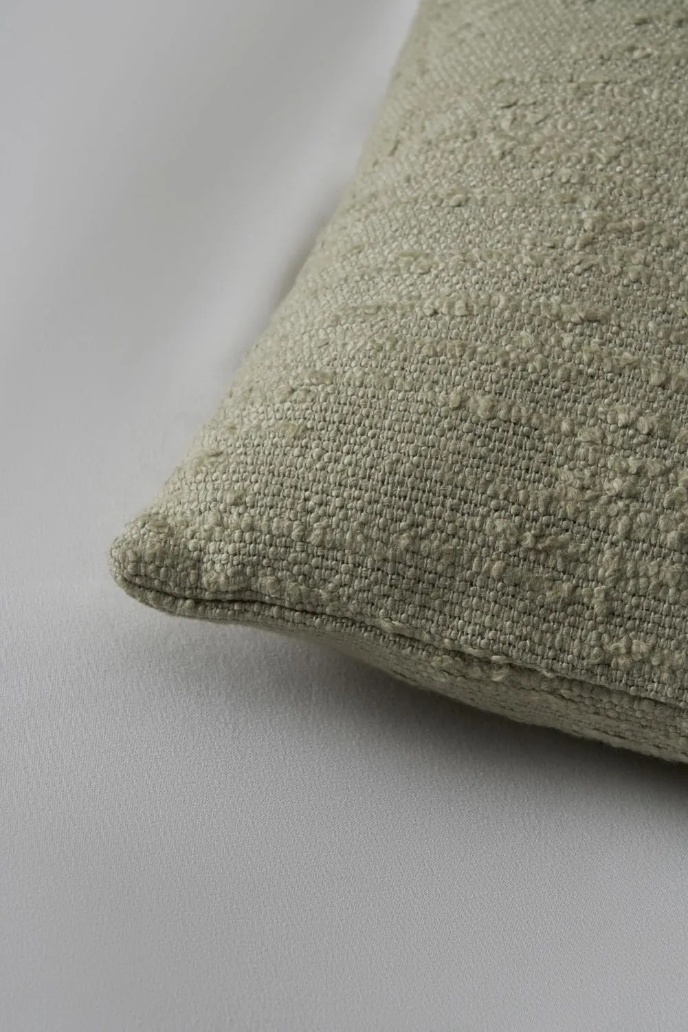BHS Textured Slub Cushion in Green 2