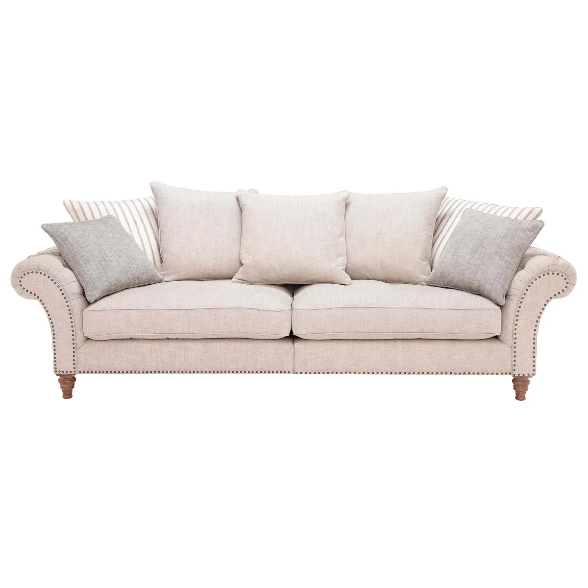 Craven Grand Sofa With Studs
