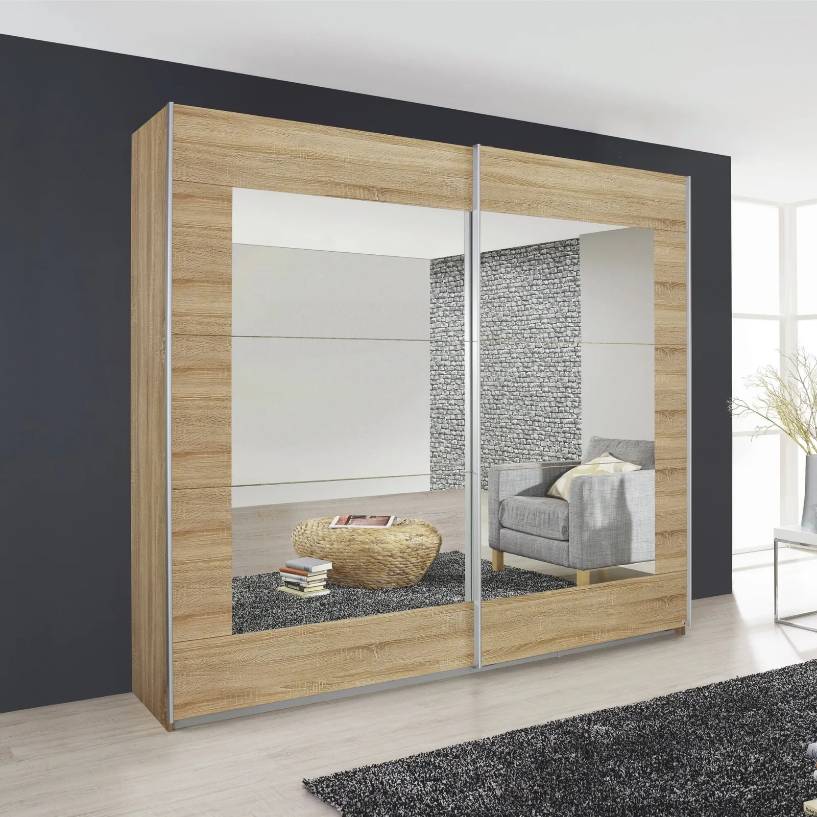 Conrad 2 Door Sliding 226Cm Ward , Neutral | Barker & Stonehouse 2