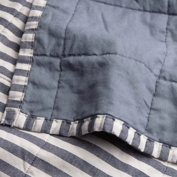 Yard Hebden Stripe 100% Cotton Bedspread 2