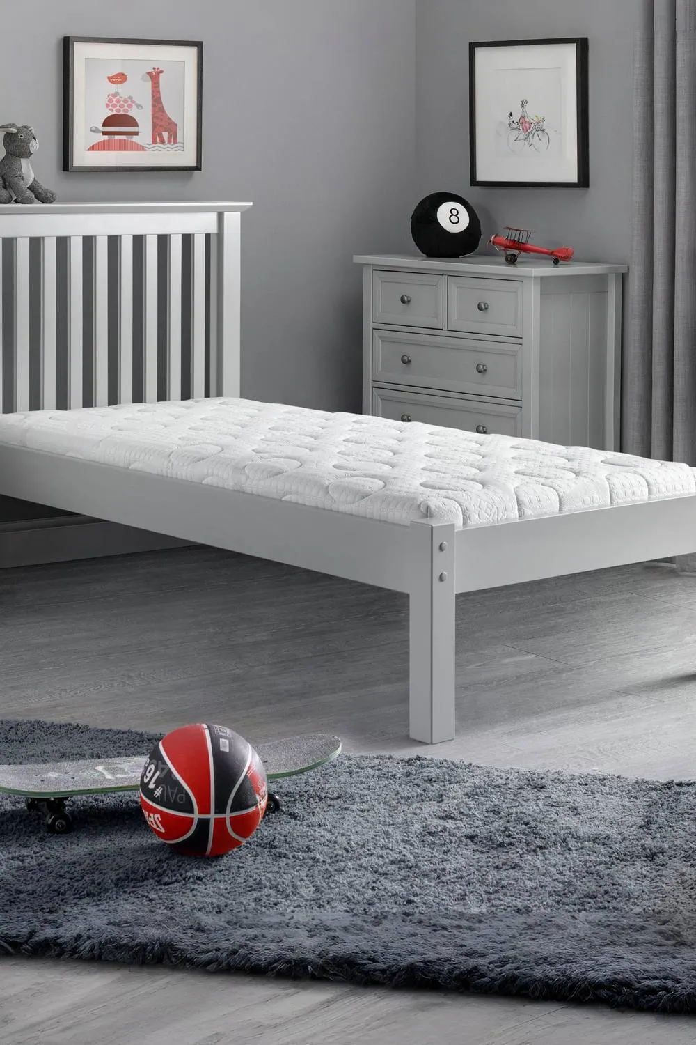 Julian Bowen Capsule Memory Foam Rolled Mattress in White 2