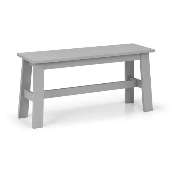 Kobe 2 Seater Dining Bench, Grey, 92cm 2