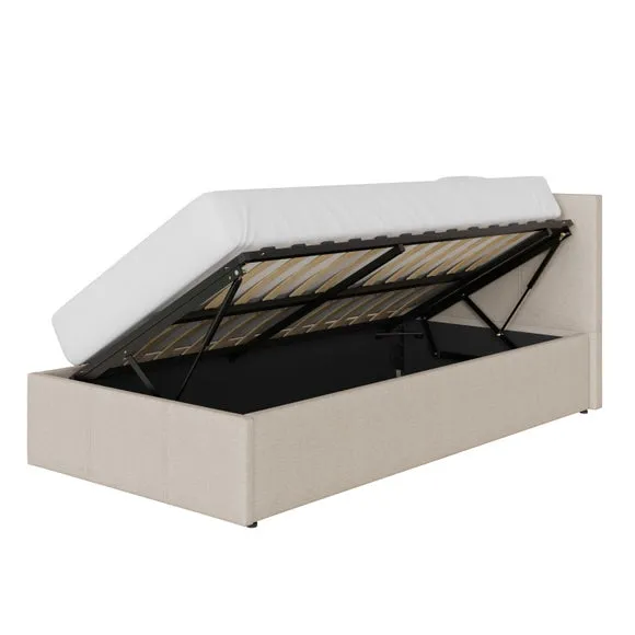 Side Lift Ottoman Bed Frame, Fabric 5