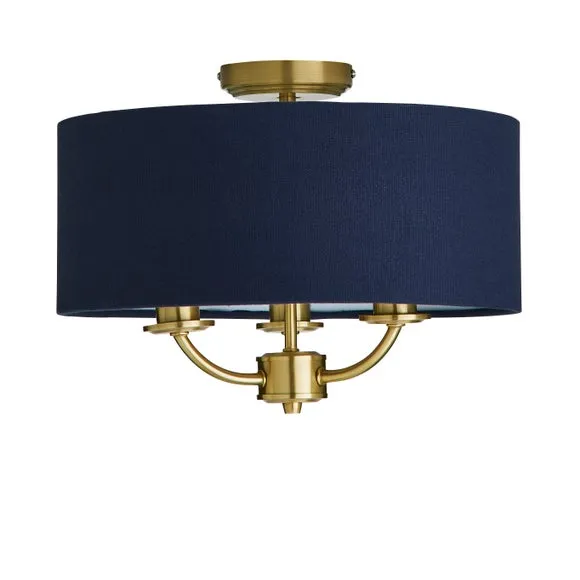 Preston 3 Light Flush Ceiling Light 5