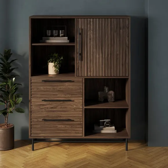 Bryant 1 Door 3 Drawer Highboard