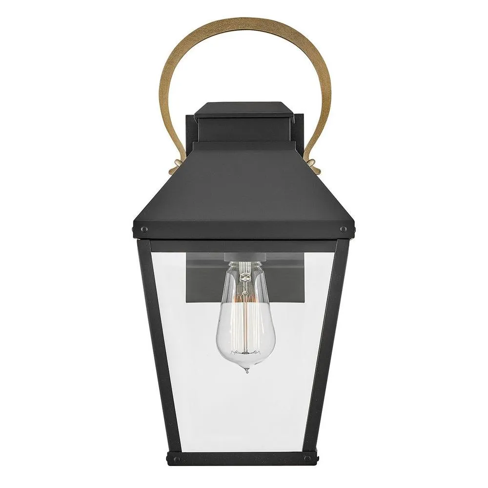 Netlighting Hinkley Dawson Outdoor Wall Lantern Black Burnished Bronze IP44 1x E27 5