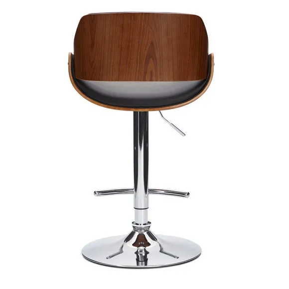 Trento Adjustable Height Bar Stool, Faux Leather 4