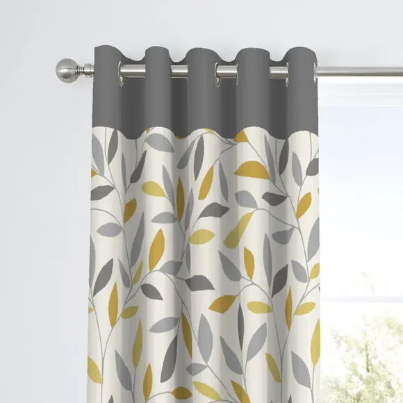Fusion Beechwood Eyelet Curtains 1