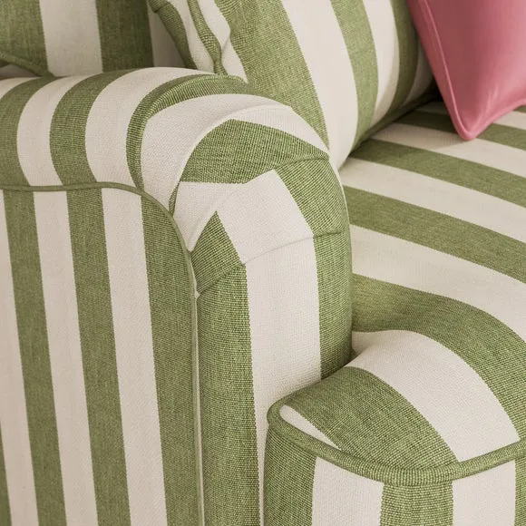 Beatrice II Woven Stripe 2 Seater Sofa 4