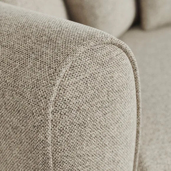 Blake Basket Weave Texture 3 Seater Sofa 5