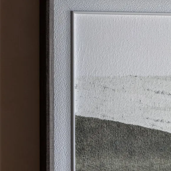 Cedar and Sage Landscape Morning Haze Framed Canvas 2