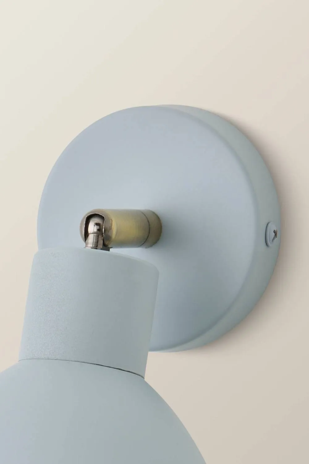 ValueLights Millie Pair of Flower Style Scallop Adjustable Wall Lights in Baby Blue 5