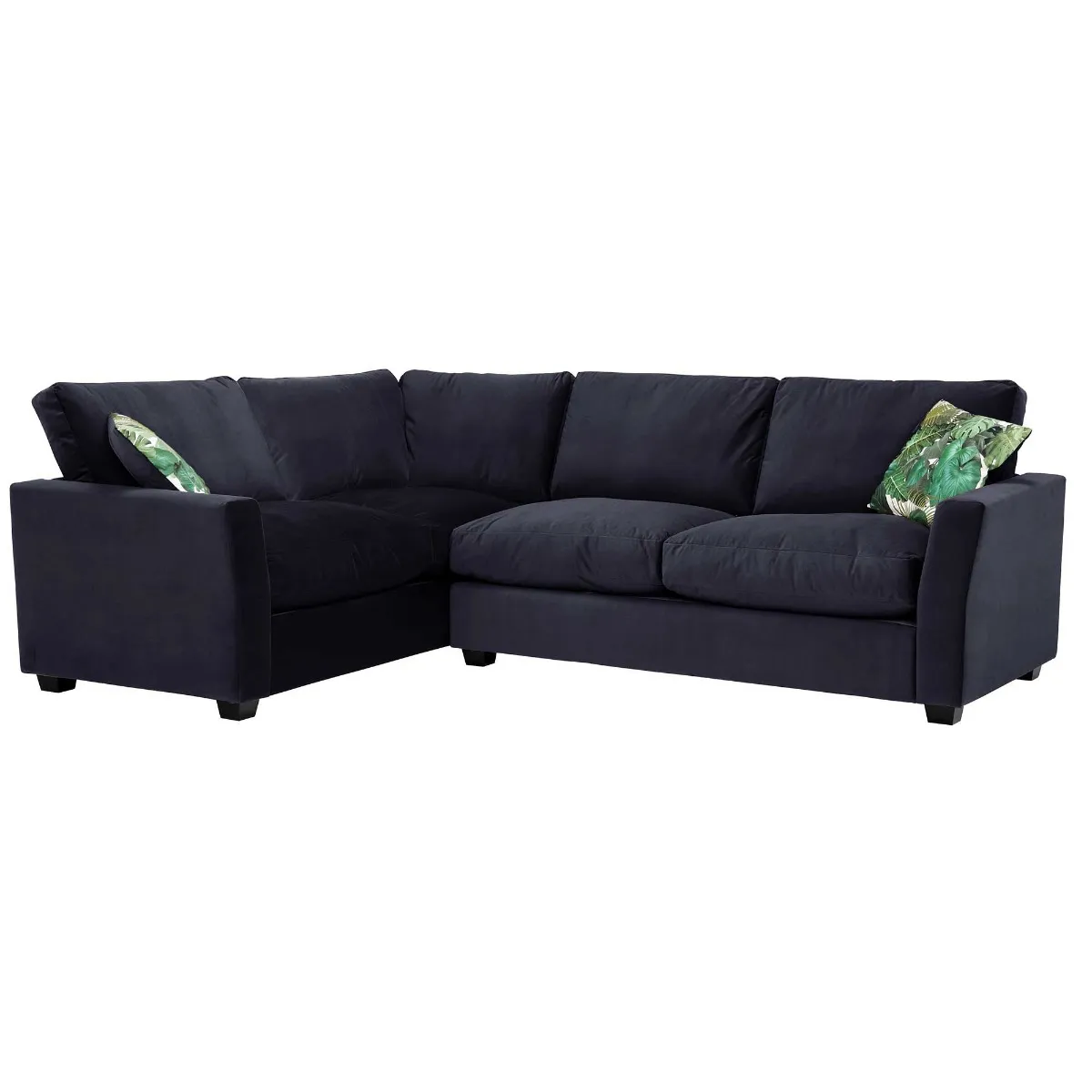 Taylor Medium Left Hand Facing Corner Sofa, Sunningdale Midnight Blue