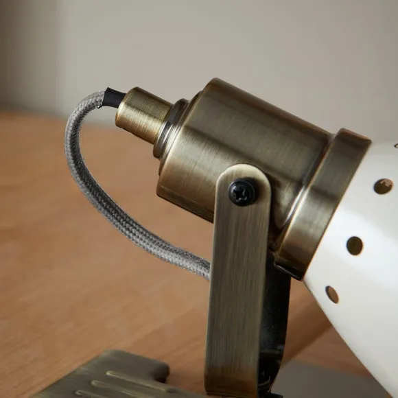 Miley Industrial Plug In Adjustable Clip On Desk Light 5
