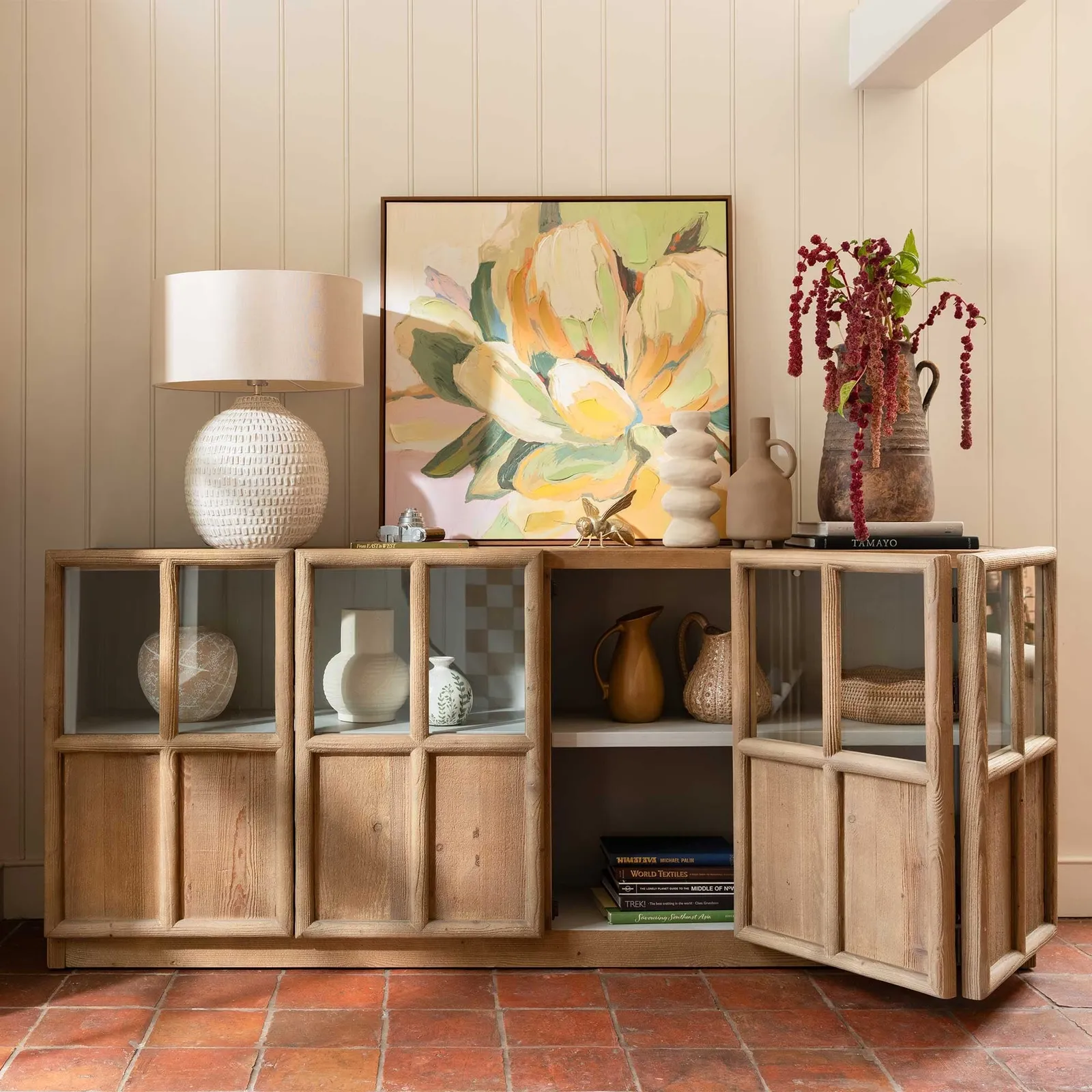 Edworth Sideboard 200X45X87Cm, Neutral Wood | Barker & Stonehouse 3