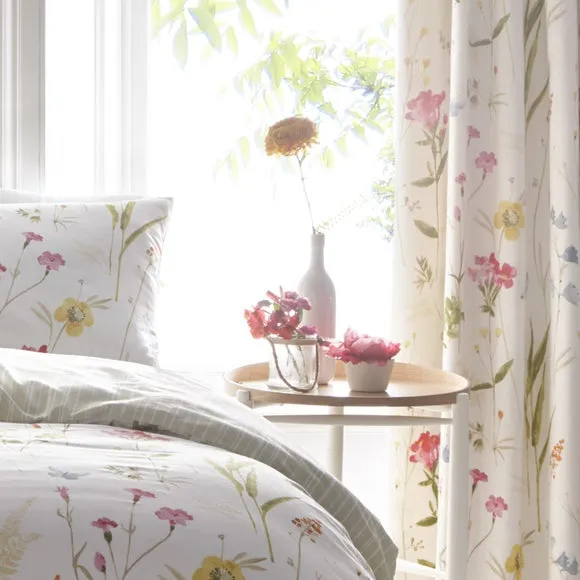 Spring Glade Multicoloured 168 x 183cm Pencil Pleat Curtains 4