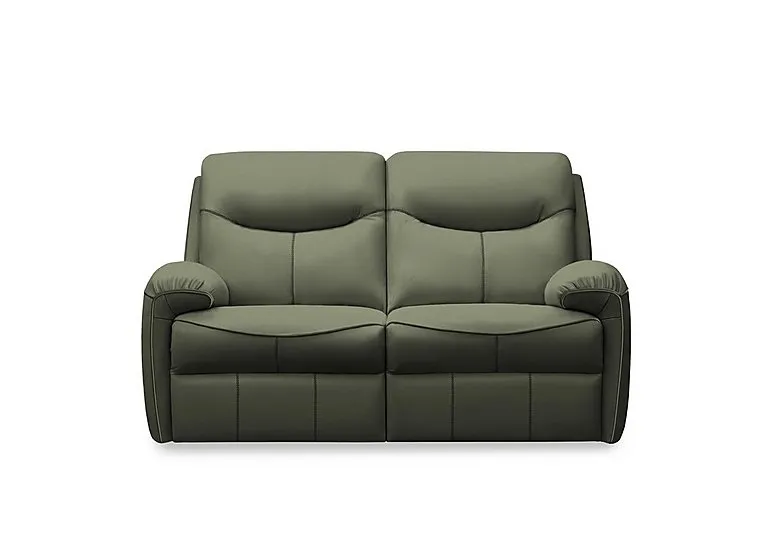 Amesbury Leather 2 Seater Power Recliner Sofa with Power Headrest, Power Lumbar and Heated Seats
