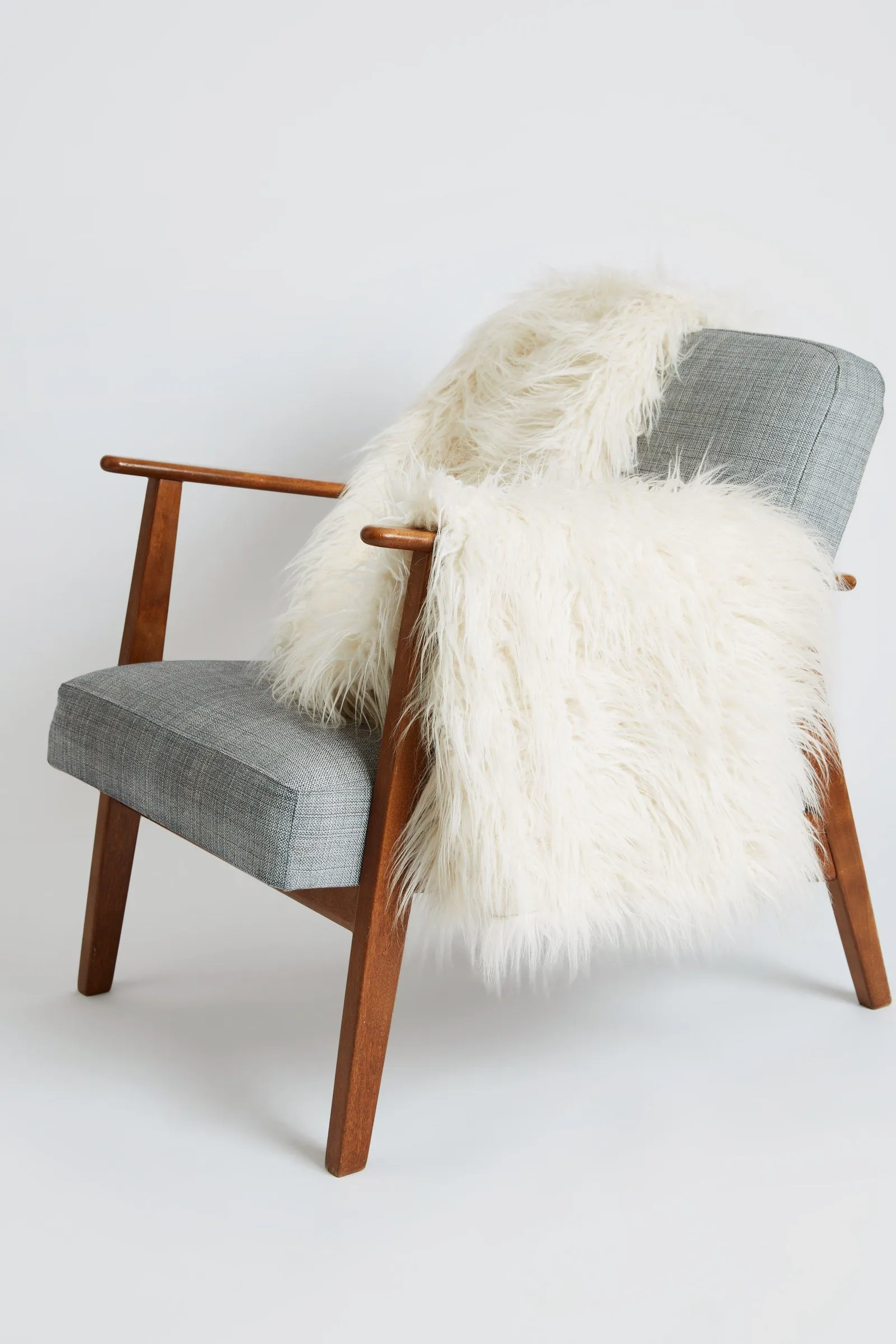 Faux Mongolian Throw
